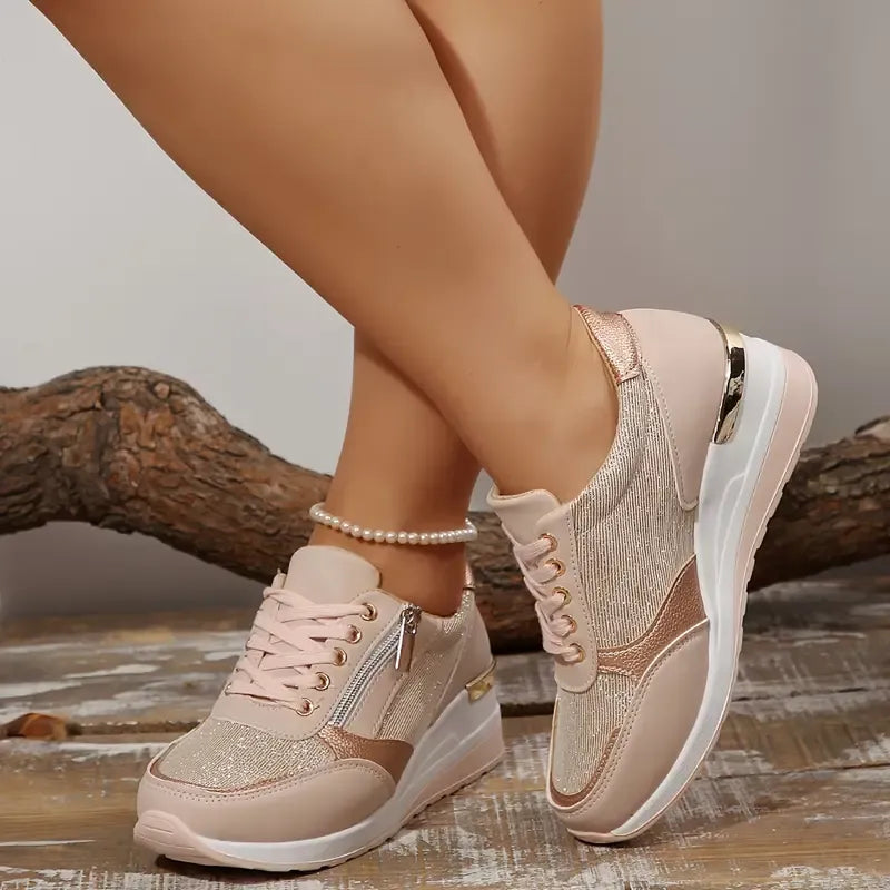 Chloé | Baskets orthopédiques zip latéral