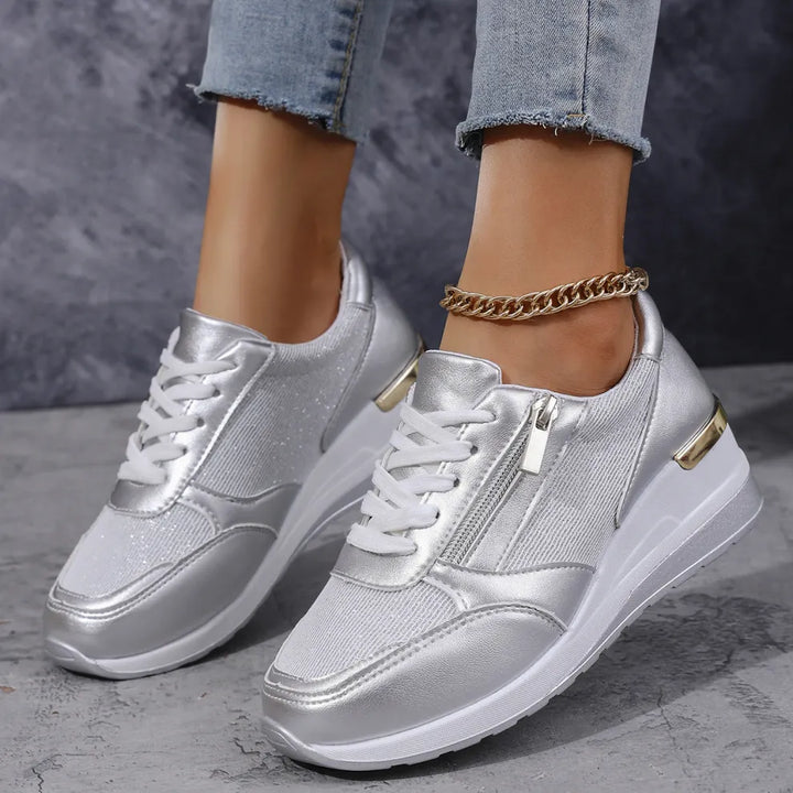 Chloé | Baskets orthopédiques zip latéral