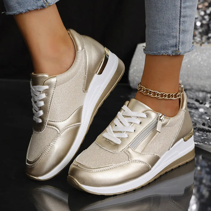 Chloé | Baskets orthopédiques zip latéral