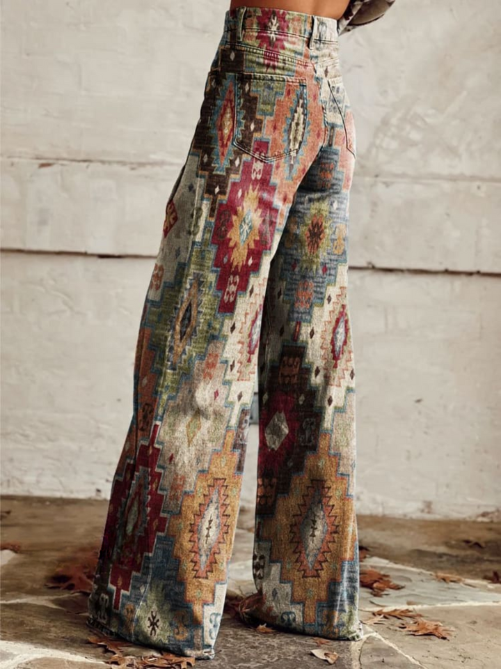 Léa - Pantalons Rétro Élégants