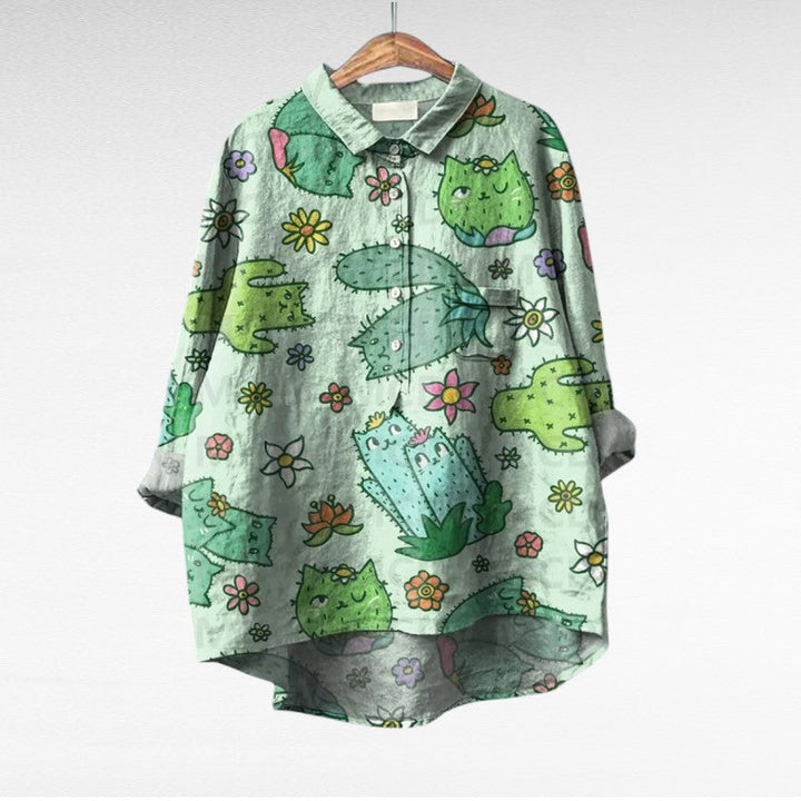 Mireva- Élégante Blouse Vintage