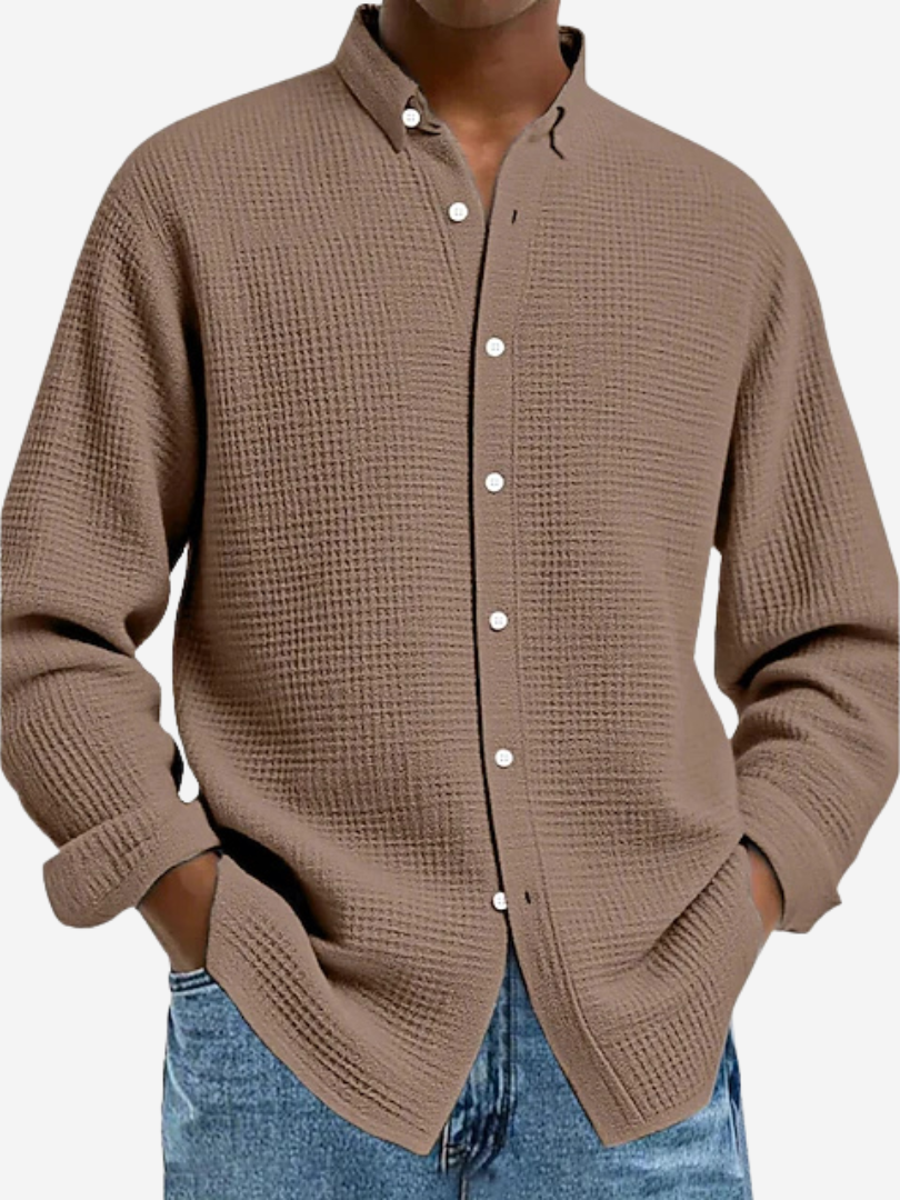 Laurent | Chemise texturée élégante