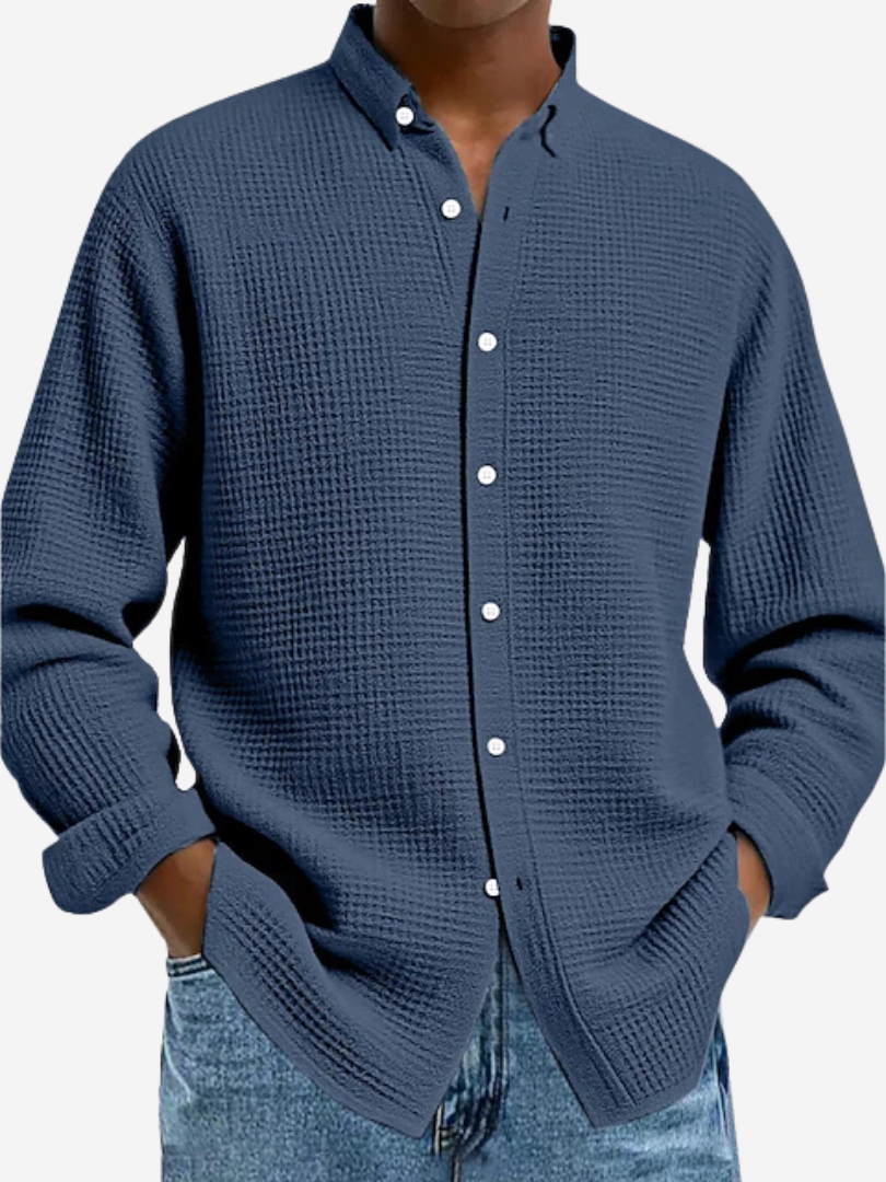 Laurent | Chemise texturée élégante