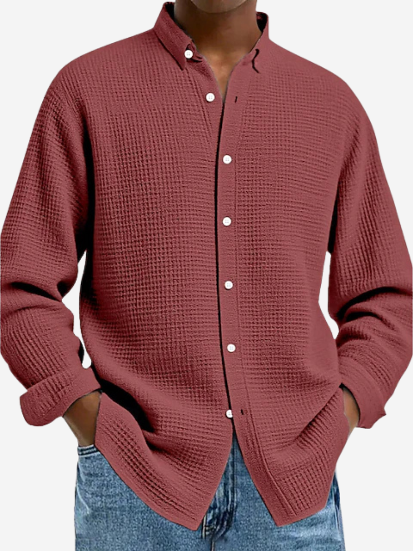 Laurent | Chemise texturée élégante