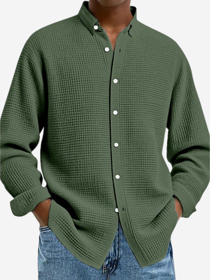 Laurent | Chemise texturée élégante