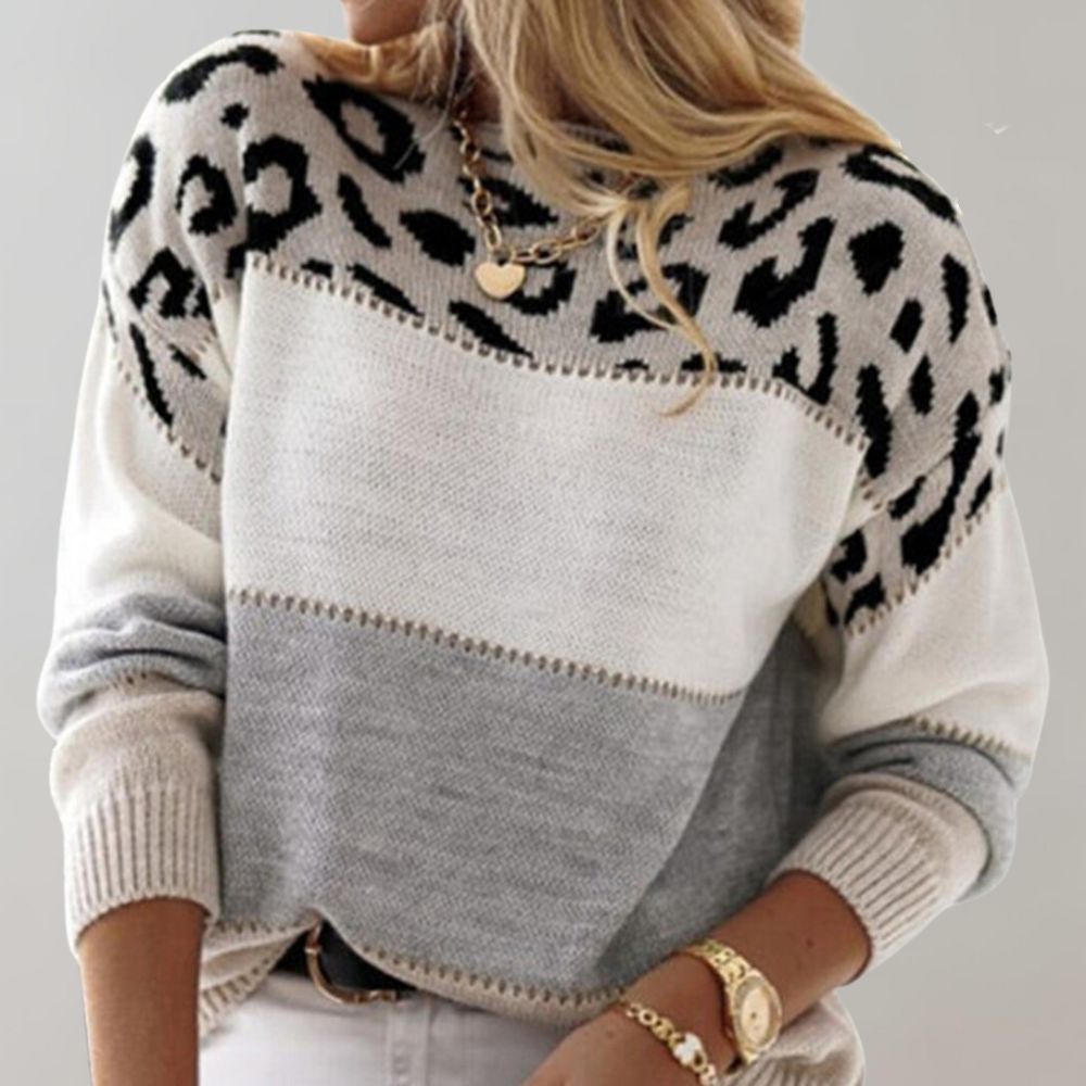 Juliette | Pull Léopard Élégance