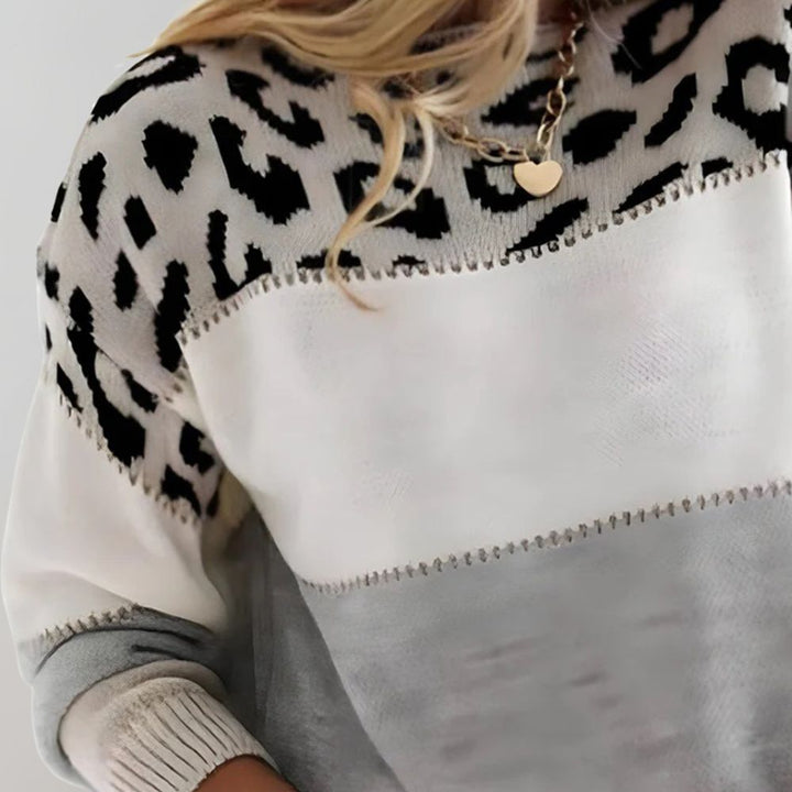 Juliette | Pull Léopard Élégance