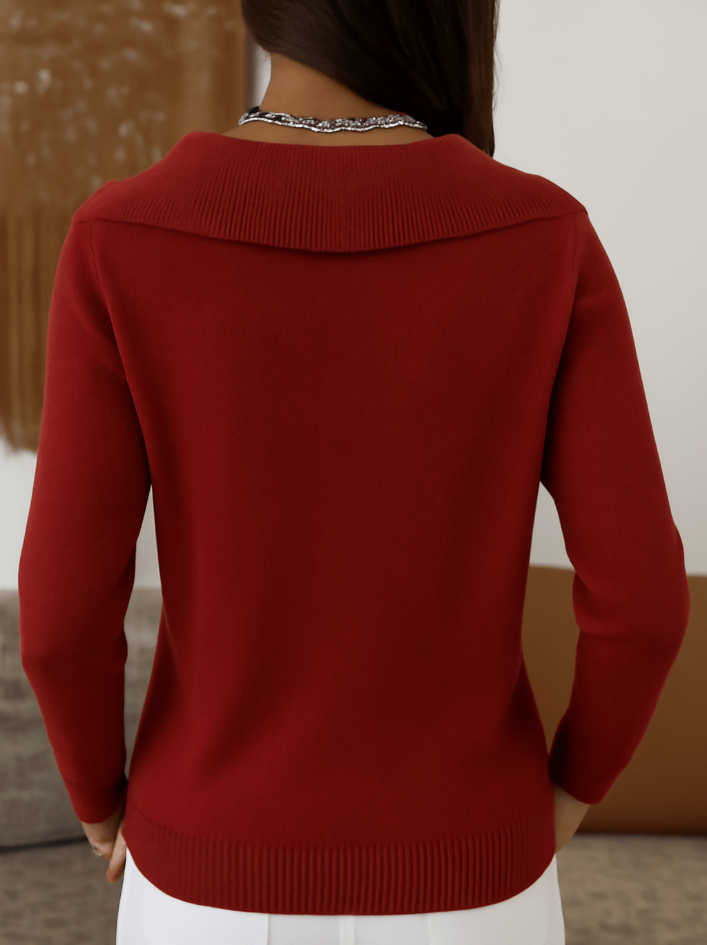 Lucia | Pull chaud à col souple