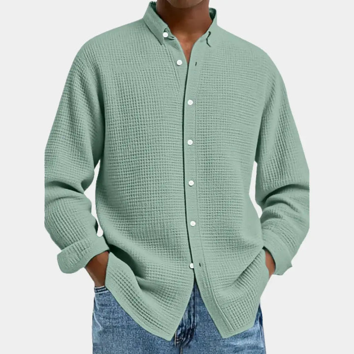 Laurent | Chemise texturée élégante