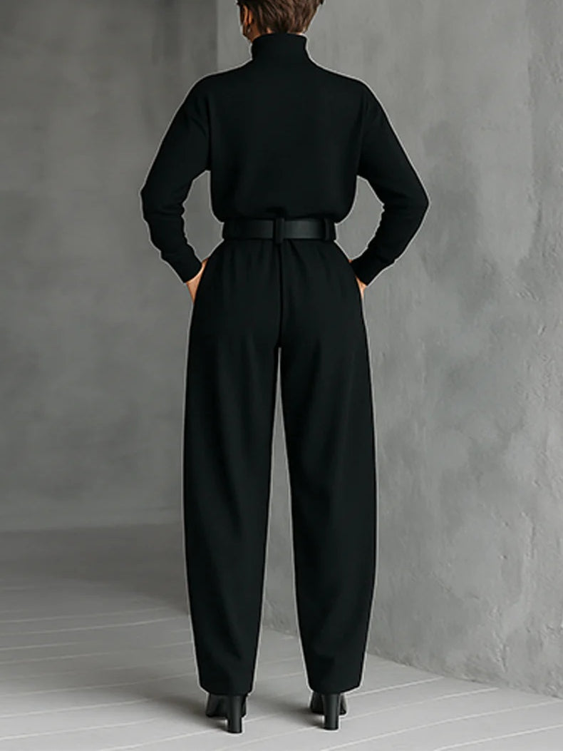 JULIET |  Ensemble col roulé & pantalon droit