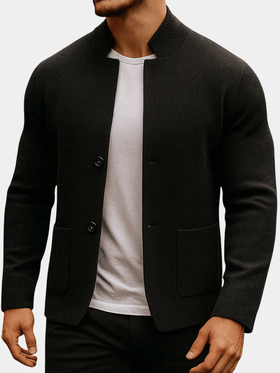 Laurent | GILET EN MAILLE TEXTURÉE