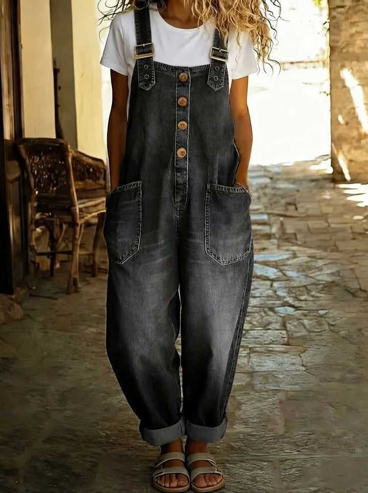 Rocio™ | Combinaison denim ajustable