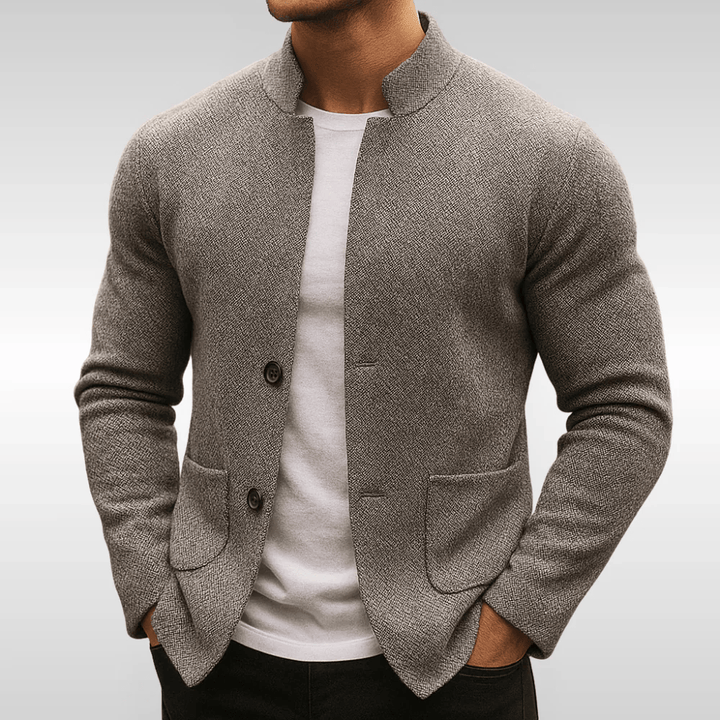 Laurent | GILET EN MAILLE TEXTURÉE