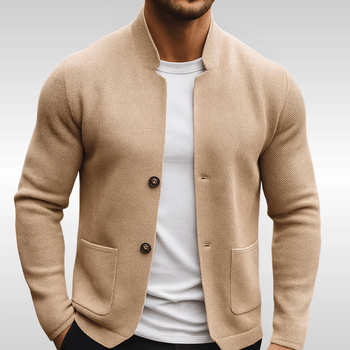 Laurent | GILET EN MAILLE TEXTURÉE