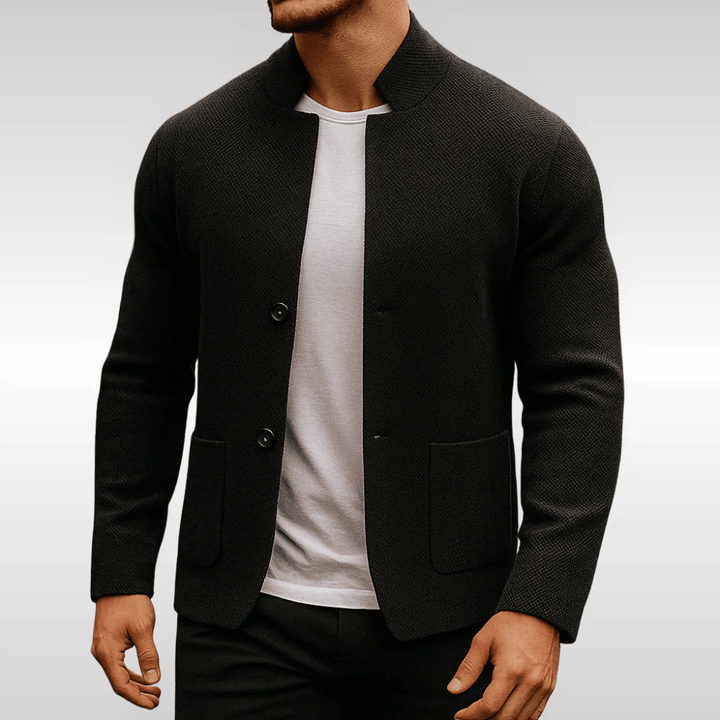 Laurent | GILET EN MAILLE TEXTURÉE