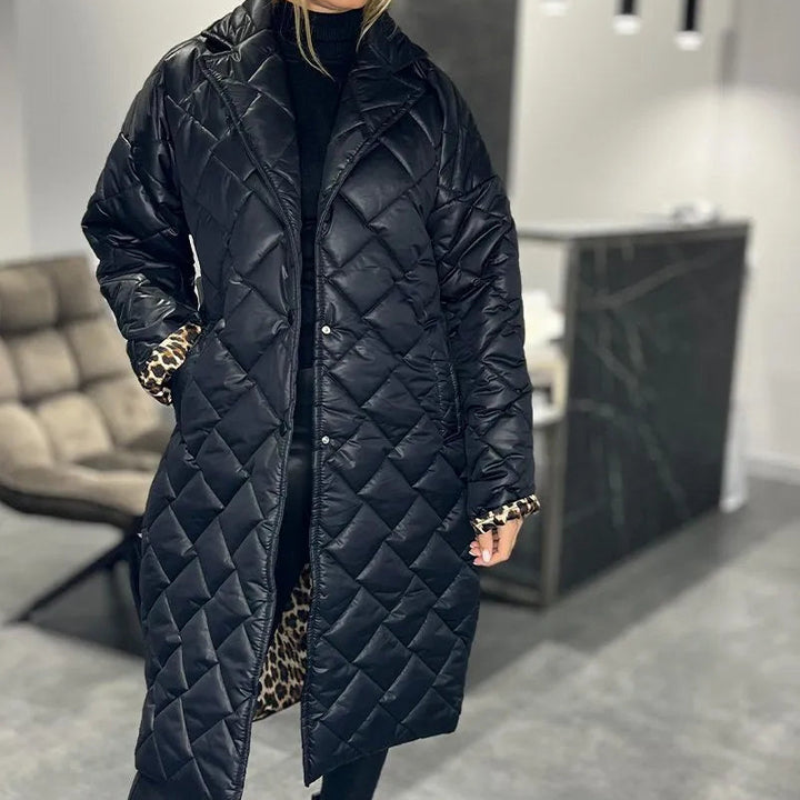 Charlotte | Manteau Léopard Élégance