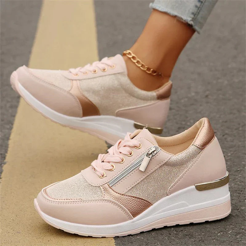 Chloé | Baskets orthopédiques zip latéral