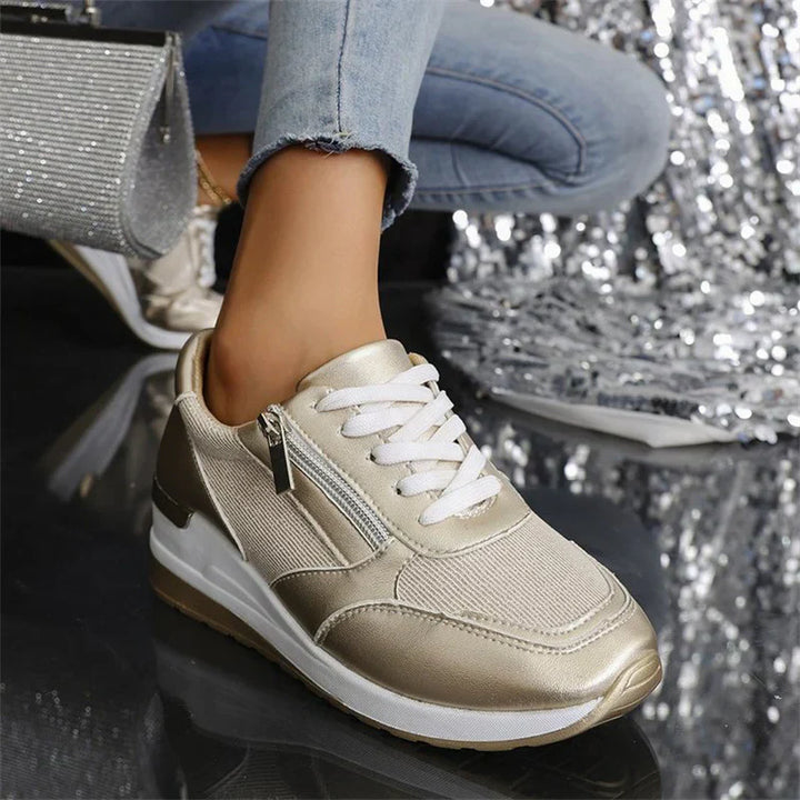 Chloé | Baskets orthopédiques zip latéral