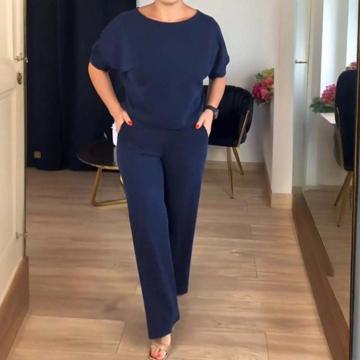 Lina | Ensemble élégant : cardigan, haut & pantalon